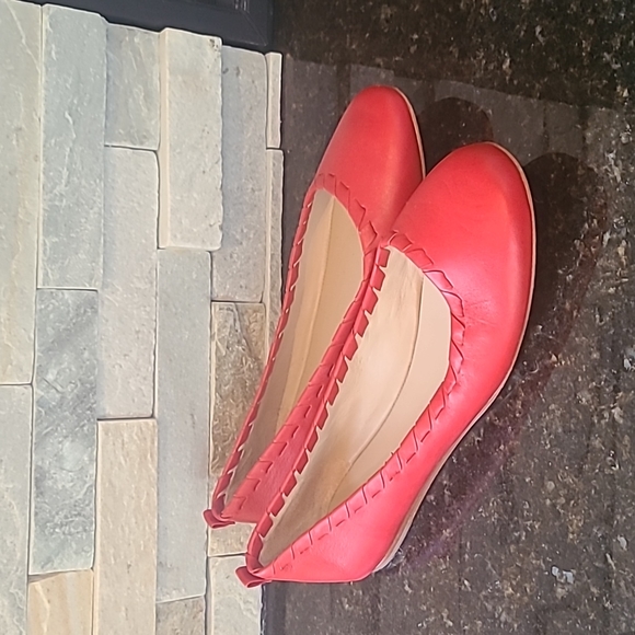 Via Spiga Shoes - Via Spiga, Red Leather Ballet flats, Size 8